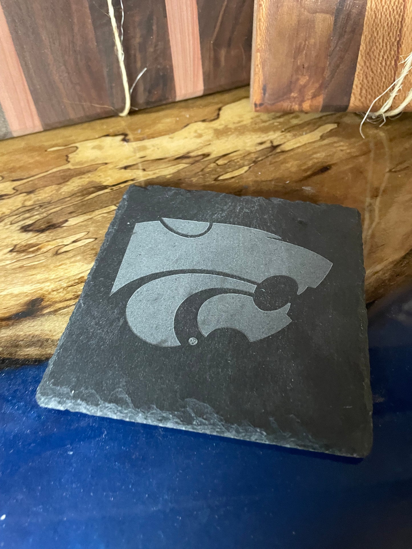 Power Cat Four pack of slate coasters