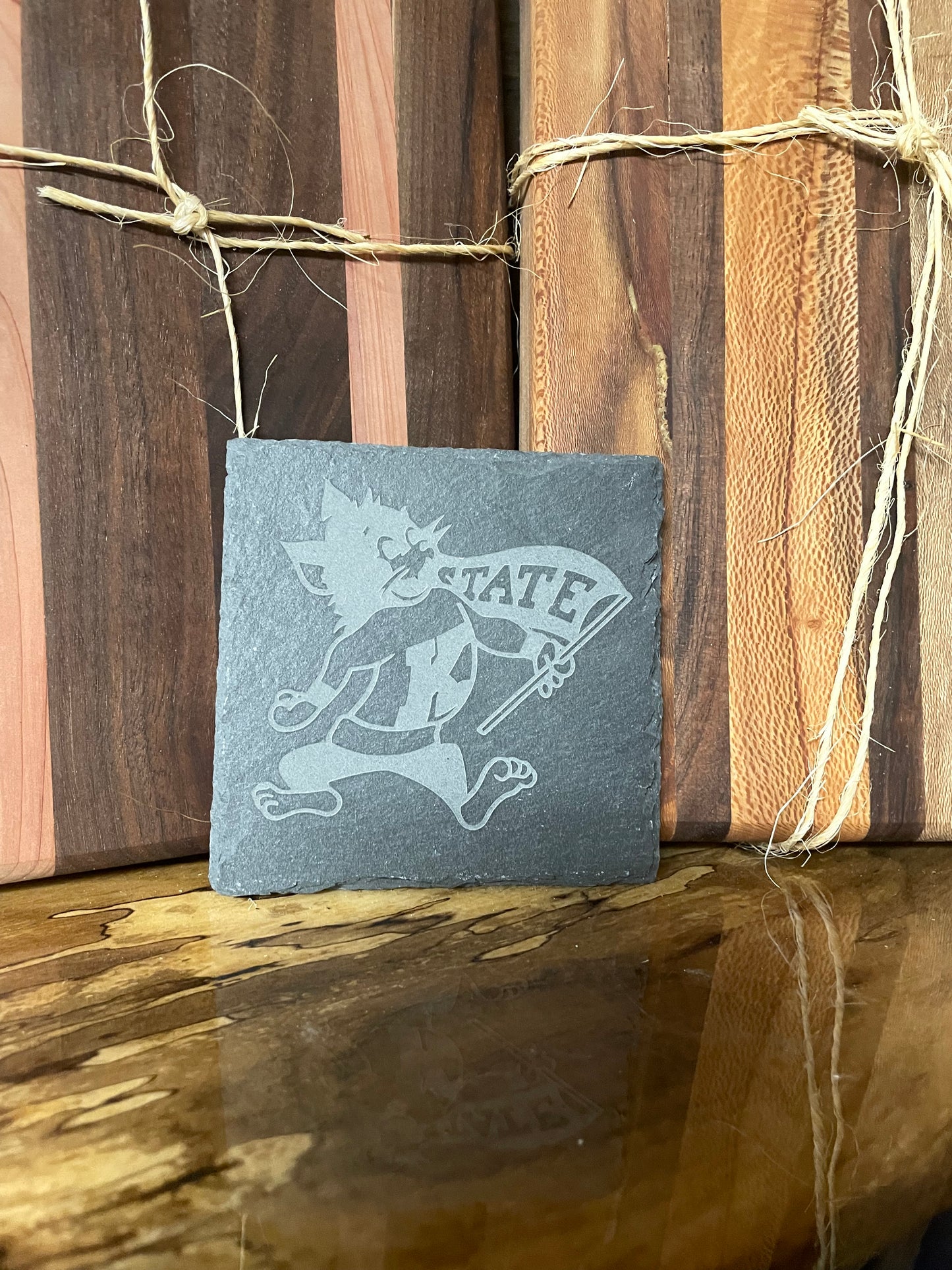 Willie Four pack of slate coasters