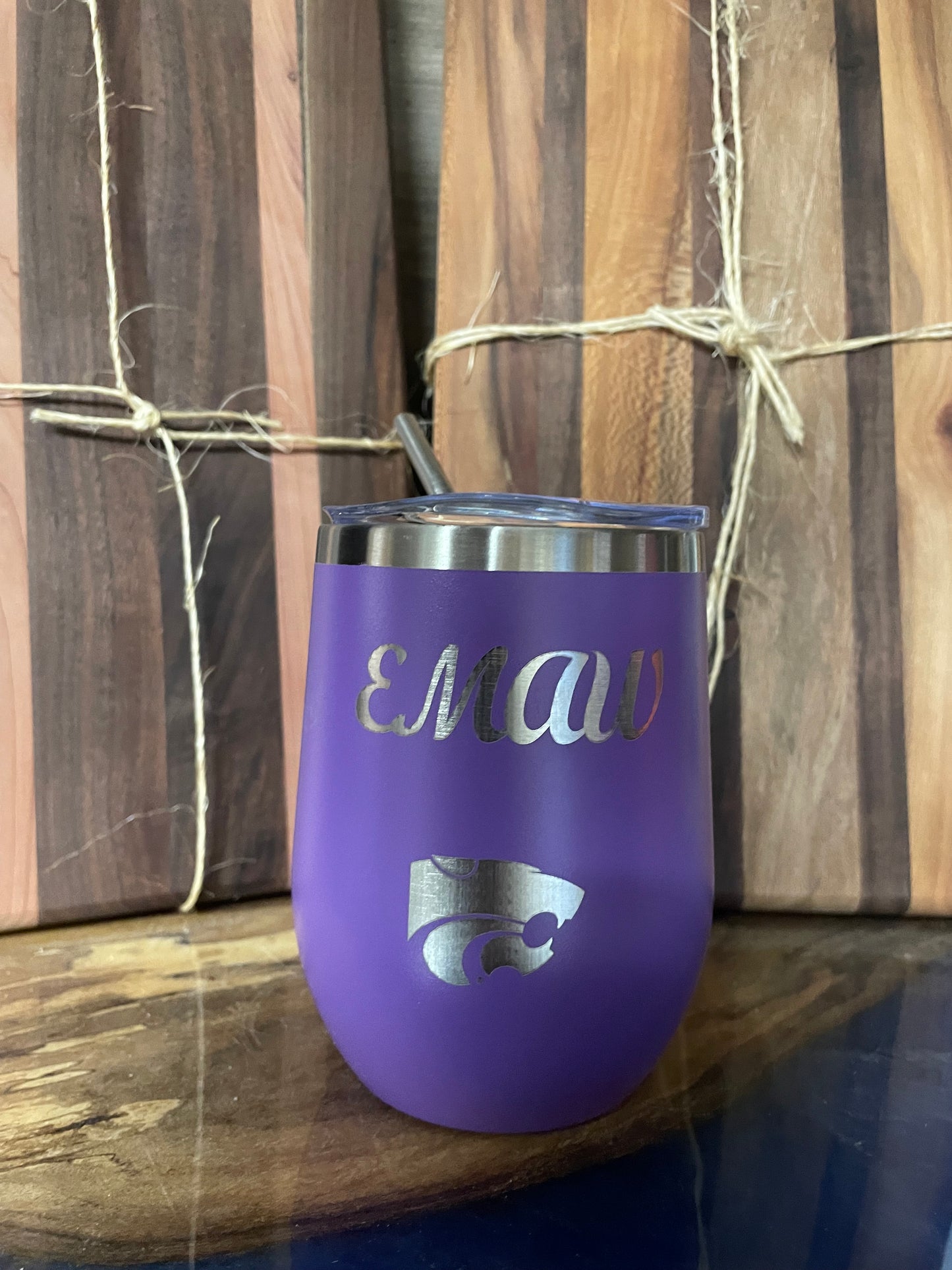 12 oz EMAW and Power Cat Tumbler