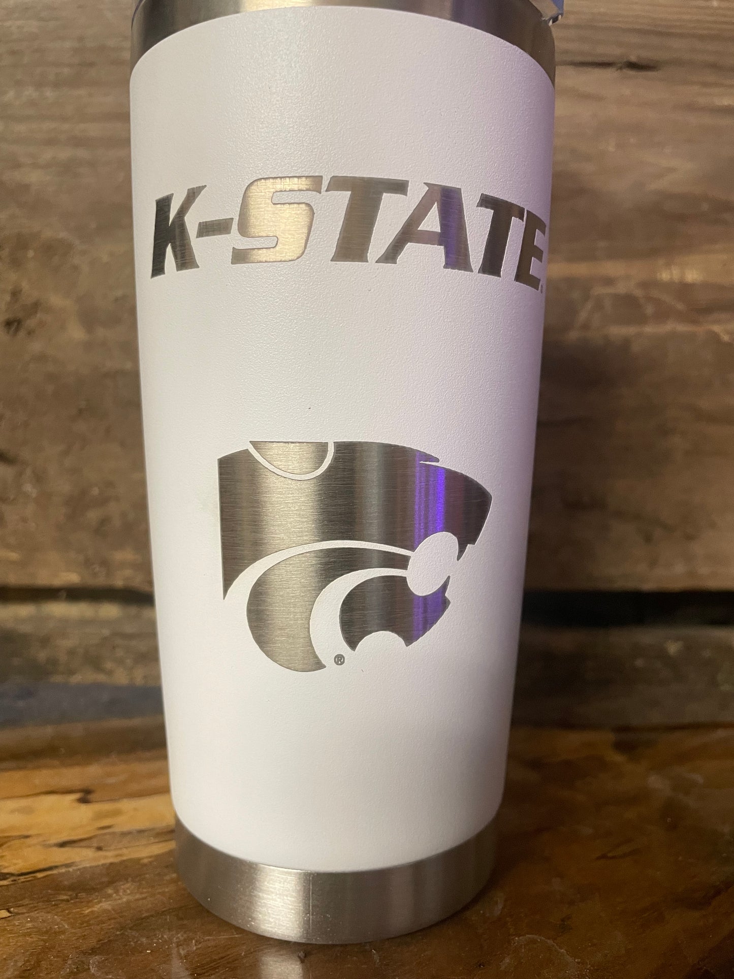 20 oz K-State with Power Cat Tumbler