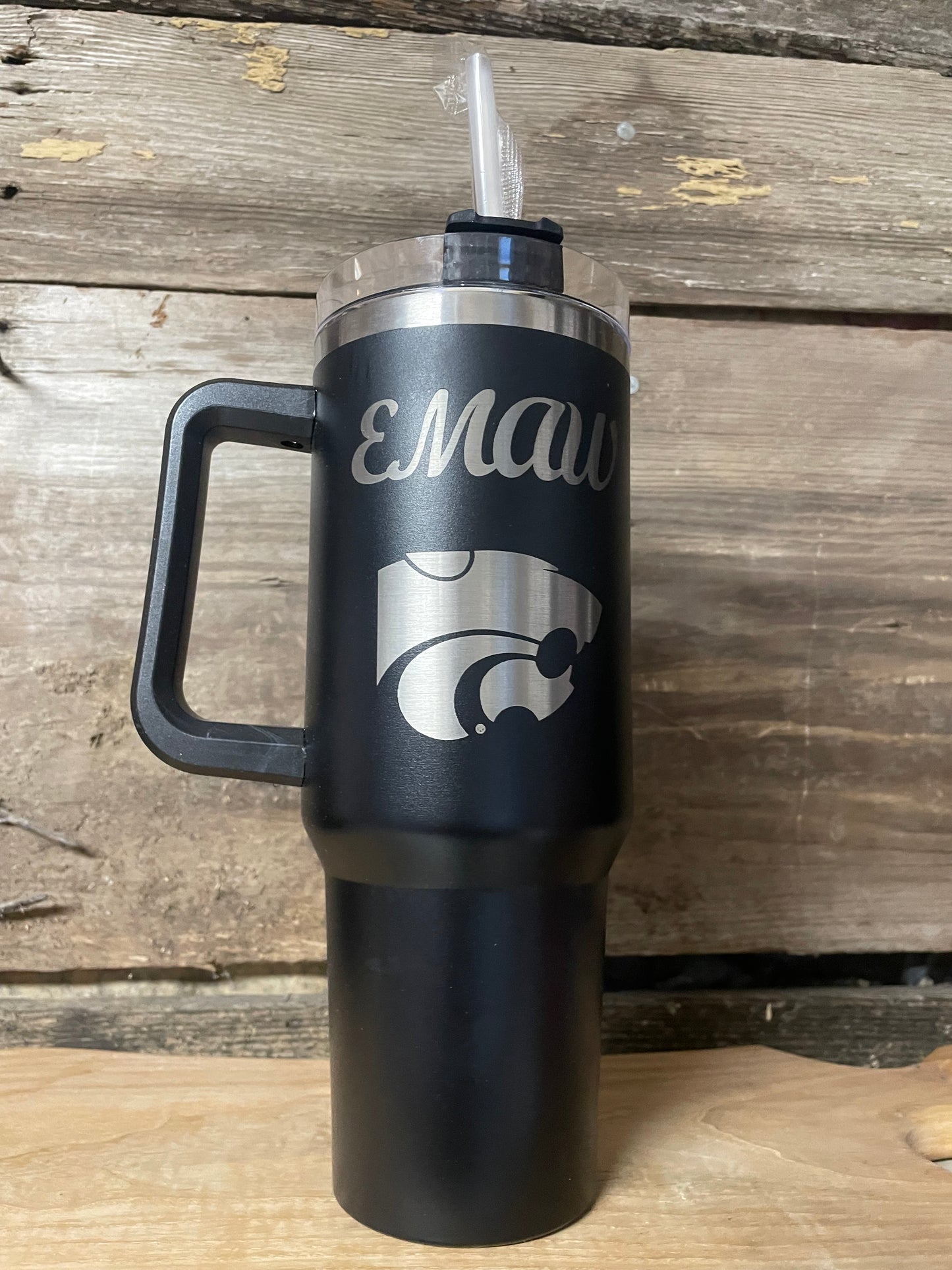 40 oz EMAW with Power Cat Tumbler