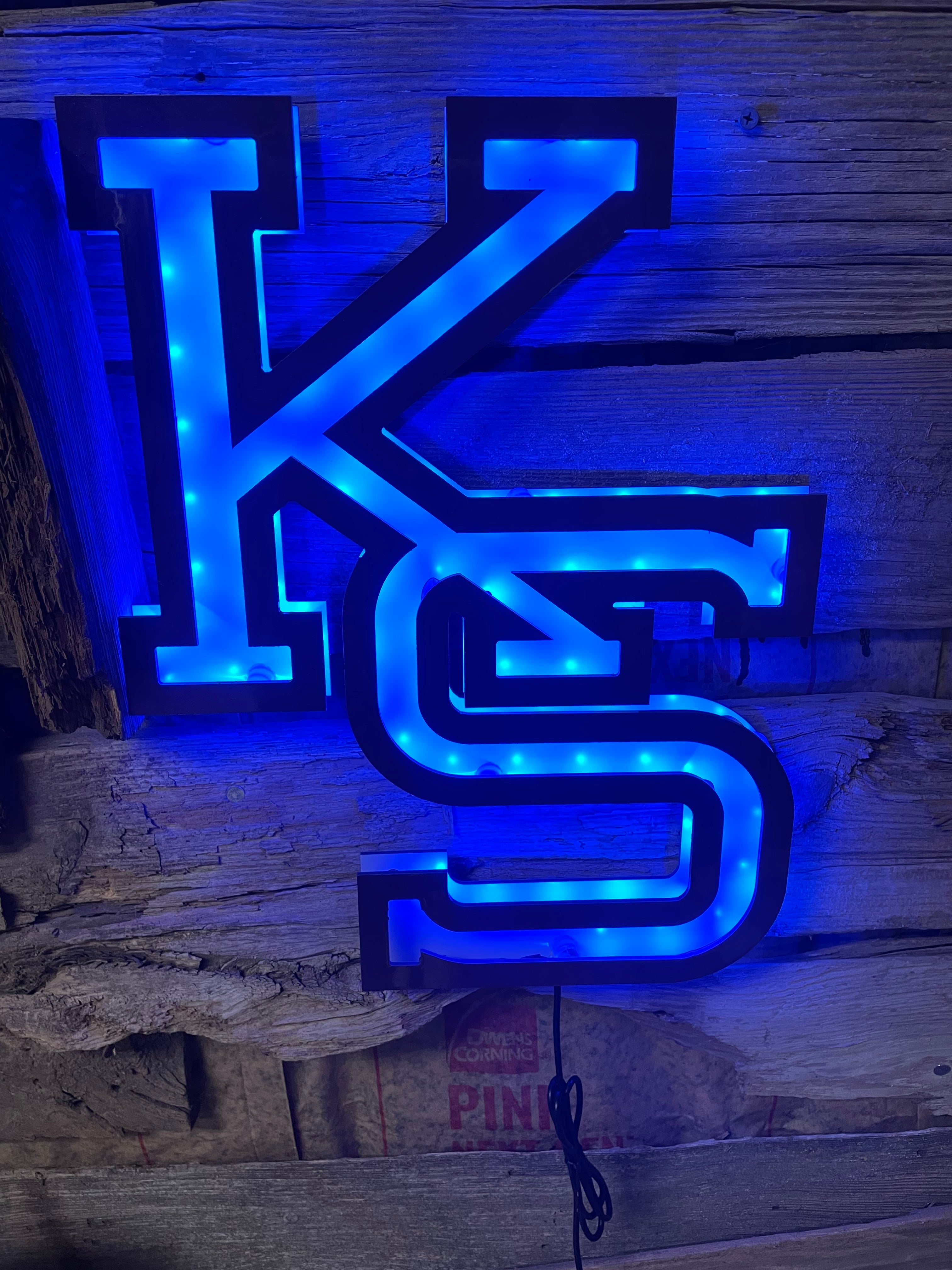 KState Baseball LED sign