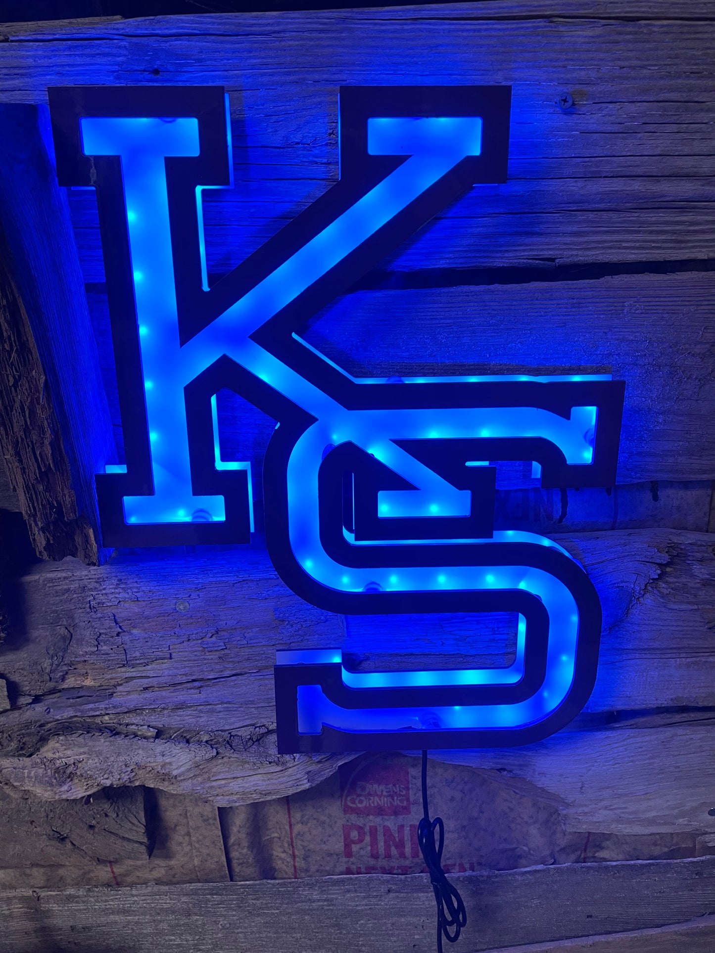 K-State Baseball LED sign